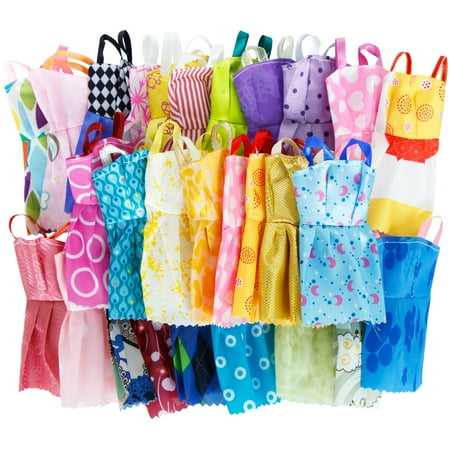 Clothes And Accessories For Doll 42 Pcs Party Dress Outfit Glasses Shoes Cute